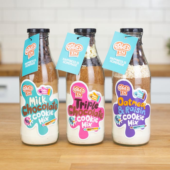 Bottled Cookie Mixes - 1 Litre and 500ml