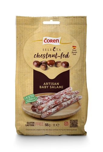 Coren Chestnut-Fed Baby Salami