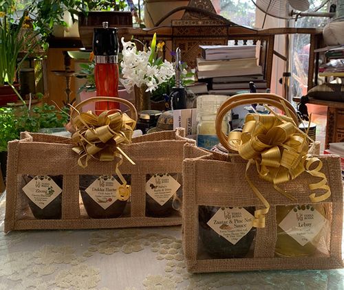 Terra Rossa Sauce Jute Gift Bags