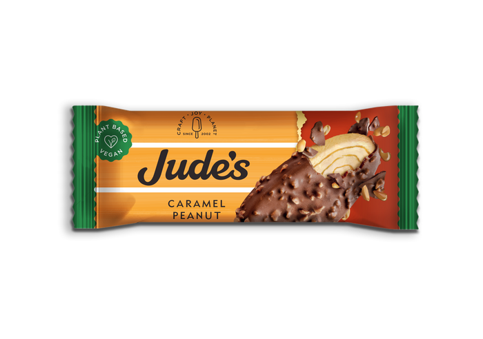Jude's adds caramel peanut to its range of plant based ice cream bars