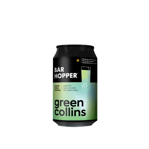 BAR HOPPER Green Collins cocktail