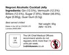 Negroni Alcoholic Cocktail Jellies