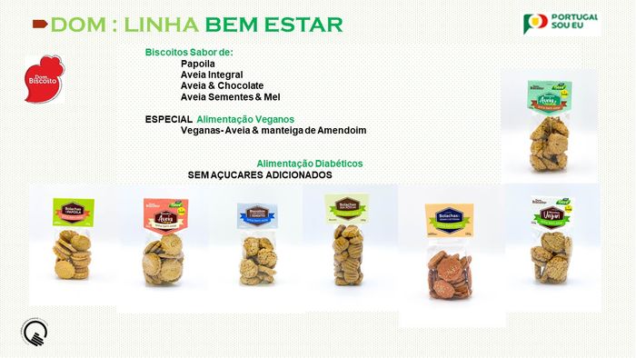 Cookies organic and artisan portuguese