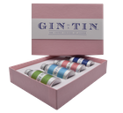 Gift Set of Four London Dry Gins In A Pink Gift Box