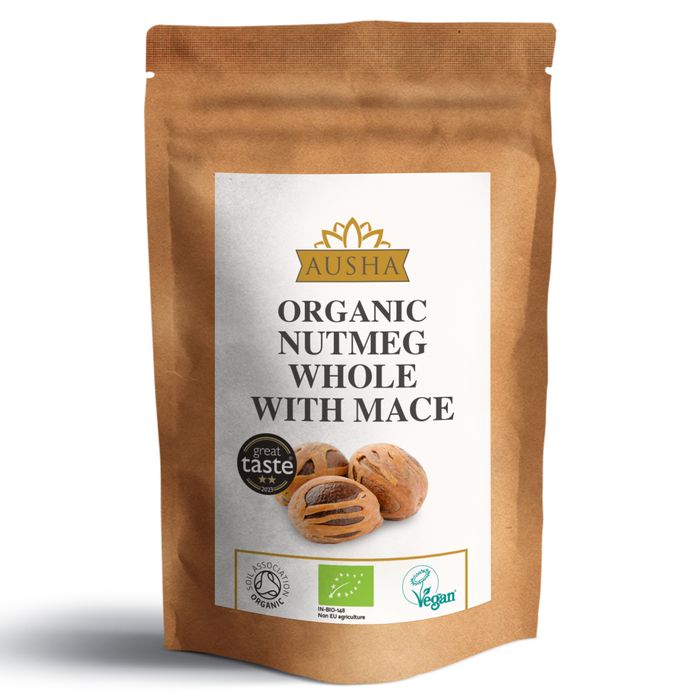2** Star Winner Great Taste Award 2023 - Organic Nutmeg Whole with Mace