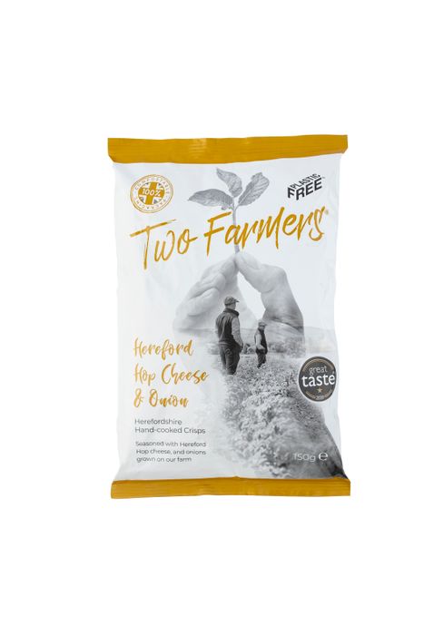 Two Farmers Hereford Hop Cheese & Onion Crisps - vegetarian