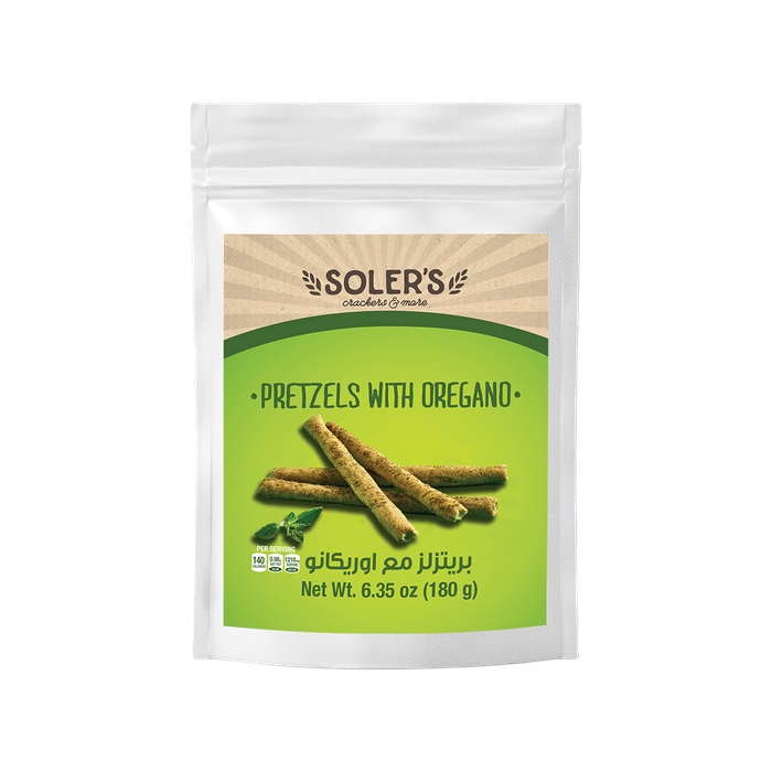 Pretzels With Oregano 180 gr
