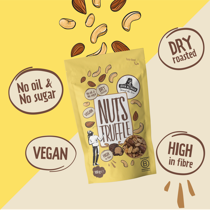 Dry Roasted Mixed Nuts Truffle