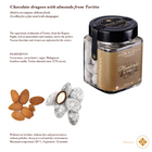 Chocolate dragees with almonds from Toritto