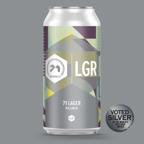 71 Brewing - 71 Lager (Pilsner) 4.4% 440ml