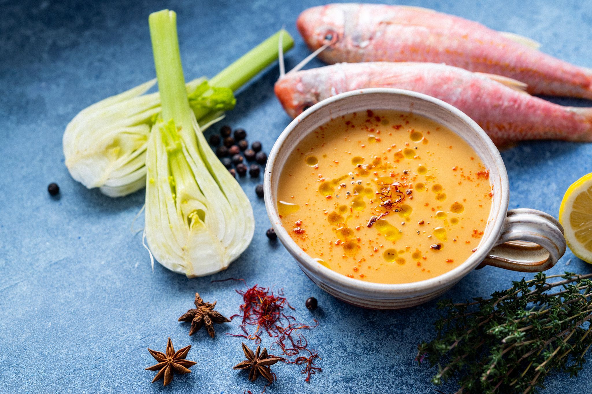 Aromatic Cornish Red Mullet Soup
