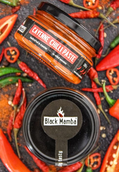 Black Mamba Cayenne Chilli Paste 200g