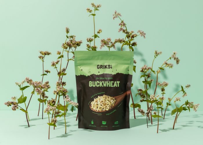 Sprouted dried buckwheat