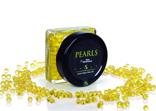 100% Pearls of extra virgin olive oil Arbequina