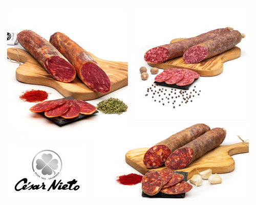 100% Natural Dried Cured Ibérico Sausages