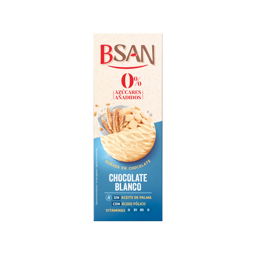 BSAN 0% ADDED SUGARS, WHITE CHOCOLATE