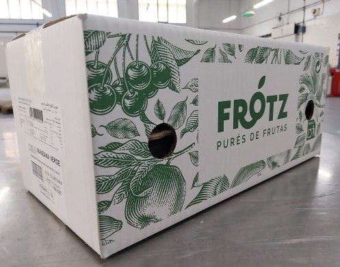 Frozen Fruit Puree 1 kg Carton Basket - Sustainable SUGAR FREE