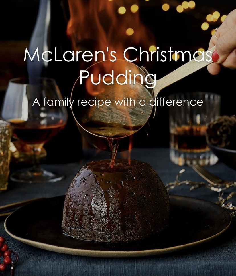 McLaren's Christmas Pudding GREAT TASTE DOUBLE GOLD STAR 2024