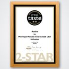 2** GREAT TASTE AWARD 2024 Moringa Masala Chai Infusion