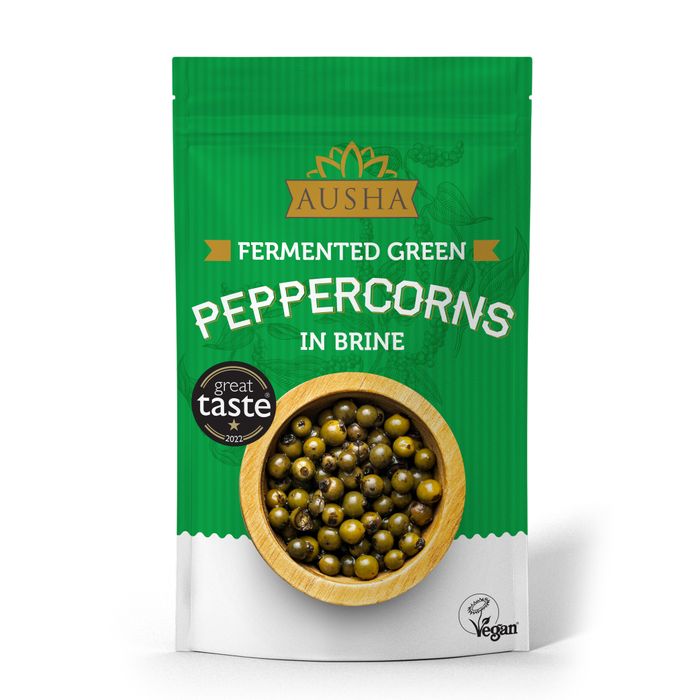 1* GREAT TASTE AWARD Organic Fermented Green Peppercorns in Brine