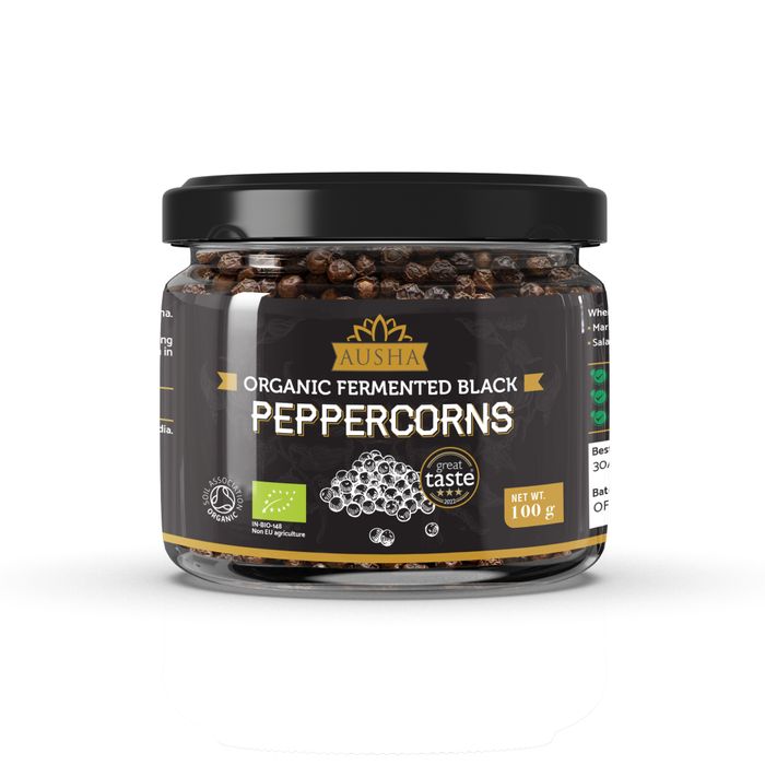 1* GREAT TASTE AWARD Organic Fermented Black Peppercorns