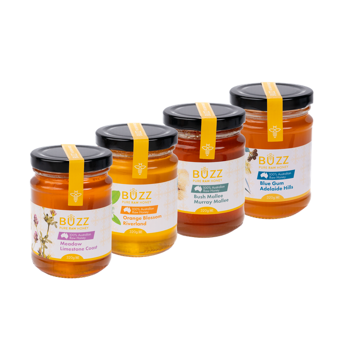 Buzz Honey Pure Raw Australian Monofloral Honey & Honeycomb