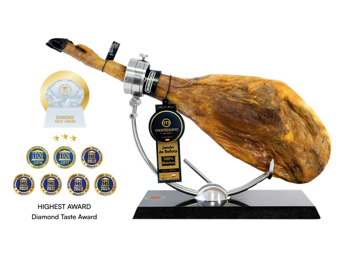 100% IBERIAN ACORN FED HAM HAND SLICED 80 GR