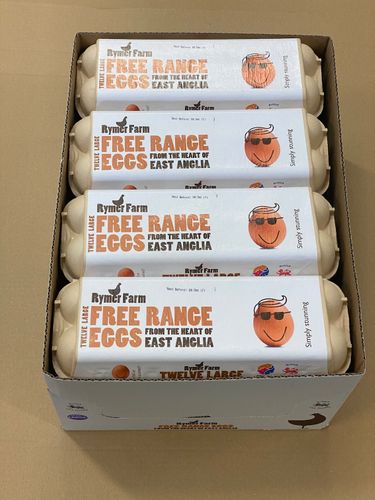 Rymer Farm Free Range 12 Large Egg Pre-Pack