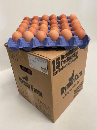 Rymer Farm Free Range 5 or 15 Dozen, Medium or Large Egg Cases