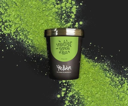 The Whole Process of Making Authentic Match Green Tea Ice Cream