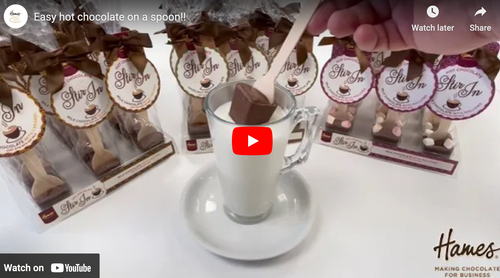 Easy Hot Chocolate On A Spoon