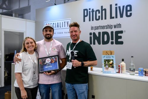 Pitch Live, in partnership with IND!E, delivers a packed programme of emerging brands at Speciality & Fine Food Fair 2025