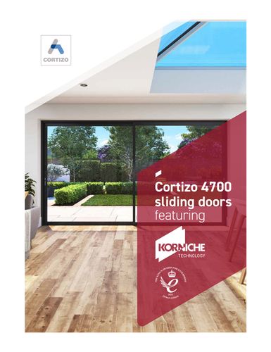 Cortizo 4700 Patio Slider with Korniche Technology