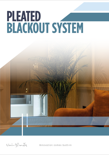 Pleated Blackout System