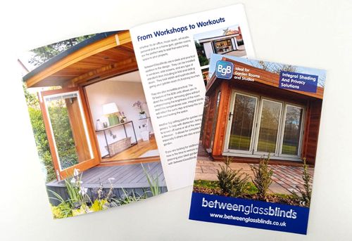 Between Glass Blinds Garden Rooms