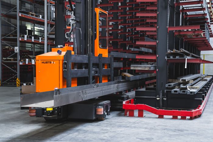 Introducing the industry's first sensory aisle entry assistant from HUBTEX