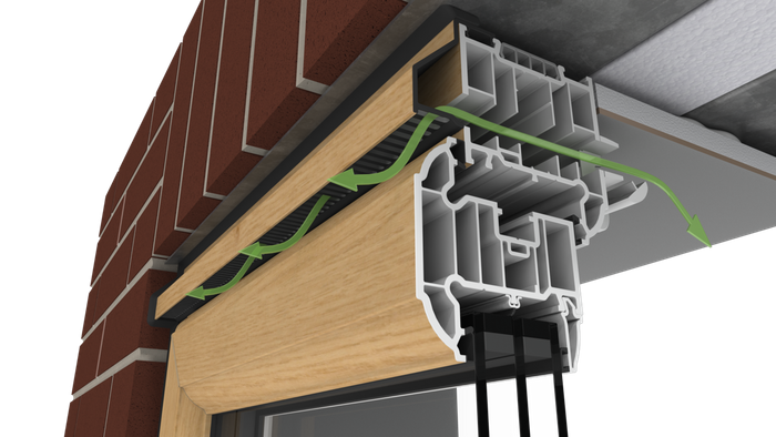 The solution to unattractive trickle vents: Liniar’s seamless vented head drip