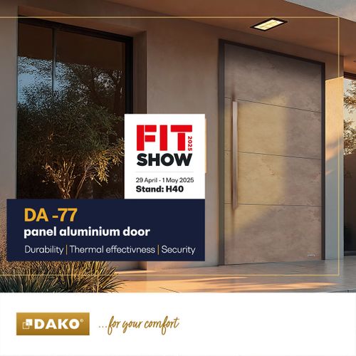 DA-77 exterior aluminium door - NOEL Model