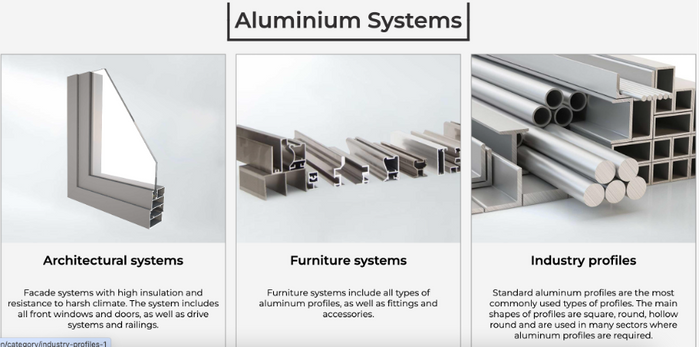 Aluminium systems