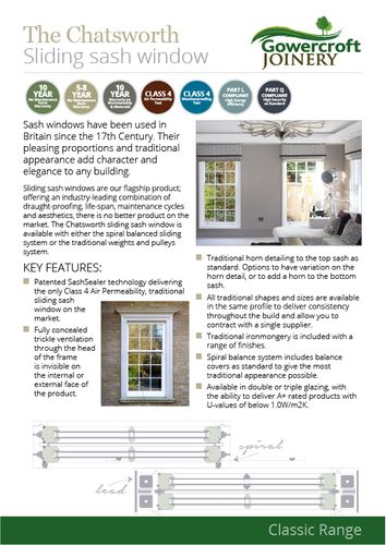 Chatsworth Classic Sash Timber Window
