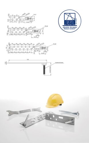 blaugelb Protect fastening system