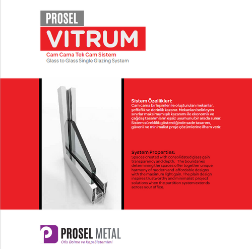 VITRUM - Glass to Glass, Single Glazing System
