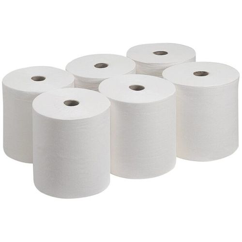 KT-PTR2-6 Premium White 2 Ply Tissue Roll – 180mm x 150m – Pack of 6