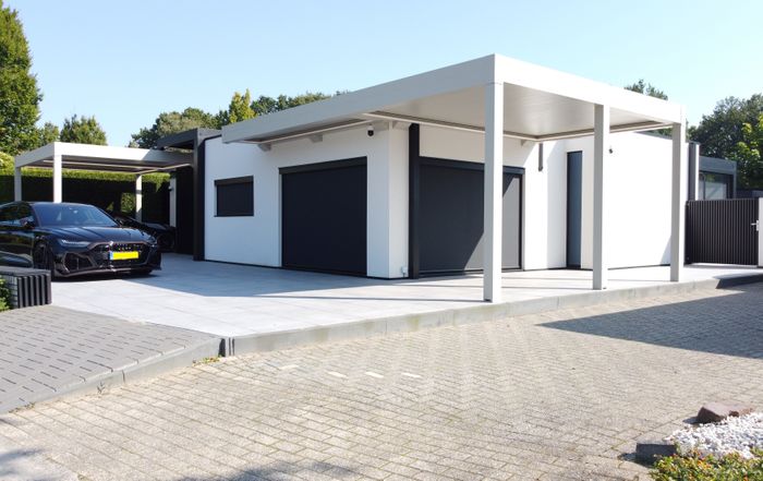 Louvered roofs