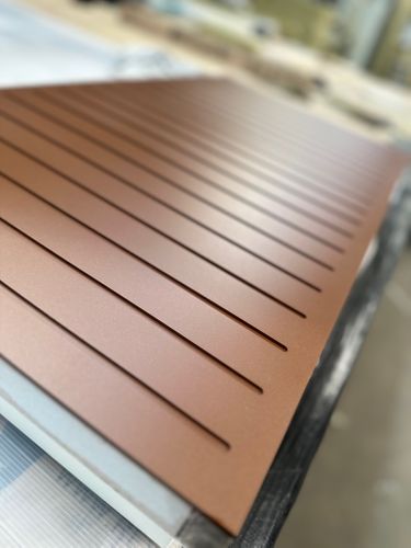 Grooved Aluminium Panels