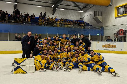 Morley Glass backs a winner as Leeds Knights take ice hockey’s National Division title