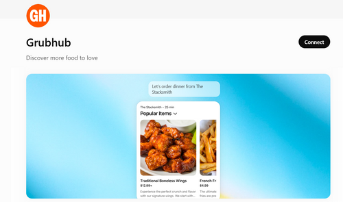 International Insights: Grubhub launches restaurant discovery through ChatGPT