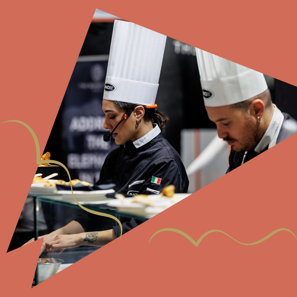 Chefs cooking