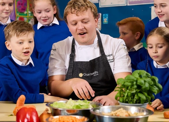 Chartwells delivers cooking and nutrition workshops to over 3,500 families across the UK