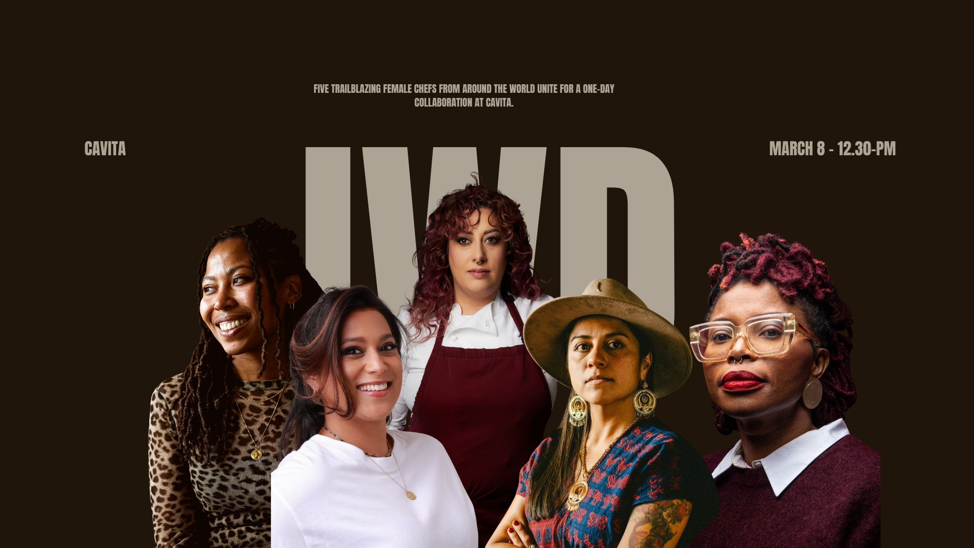 International Women’s Day lunch at Cavita brings together five trailblazing female chefs: a global celebration of women, culture and food